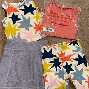 Hanna Andersson Star Print Kids Matching Set - Multicolor